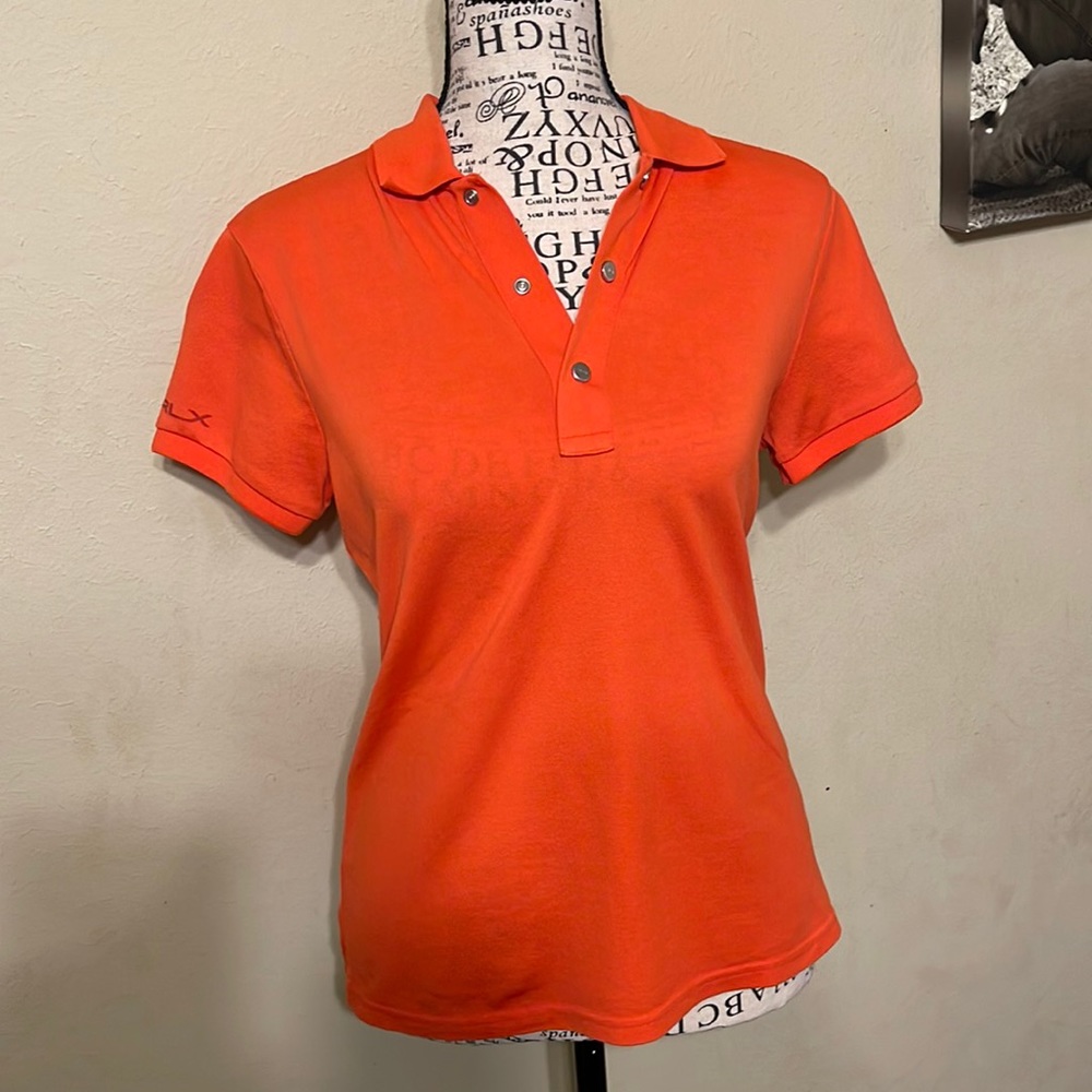 Ralph Lauren RLX, Orange Polo, Small